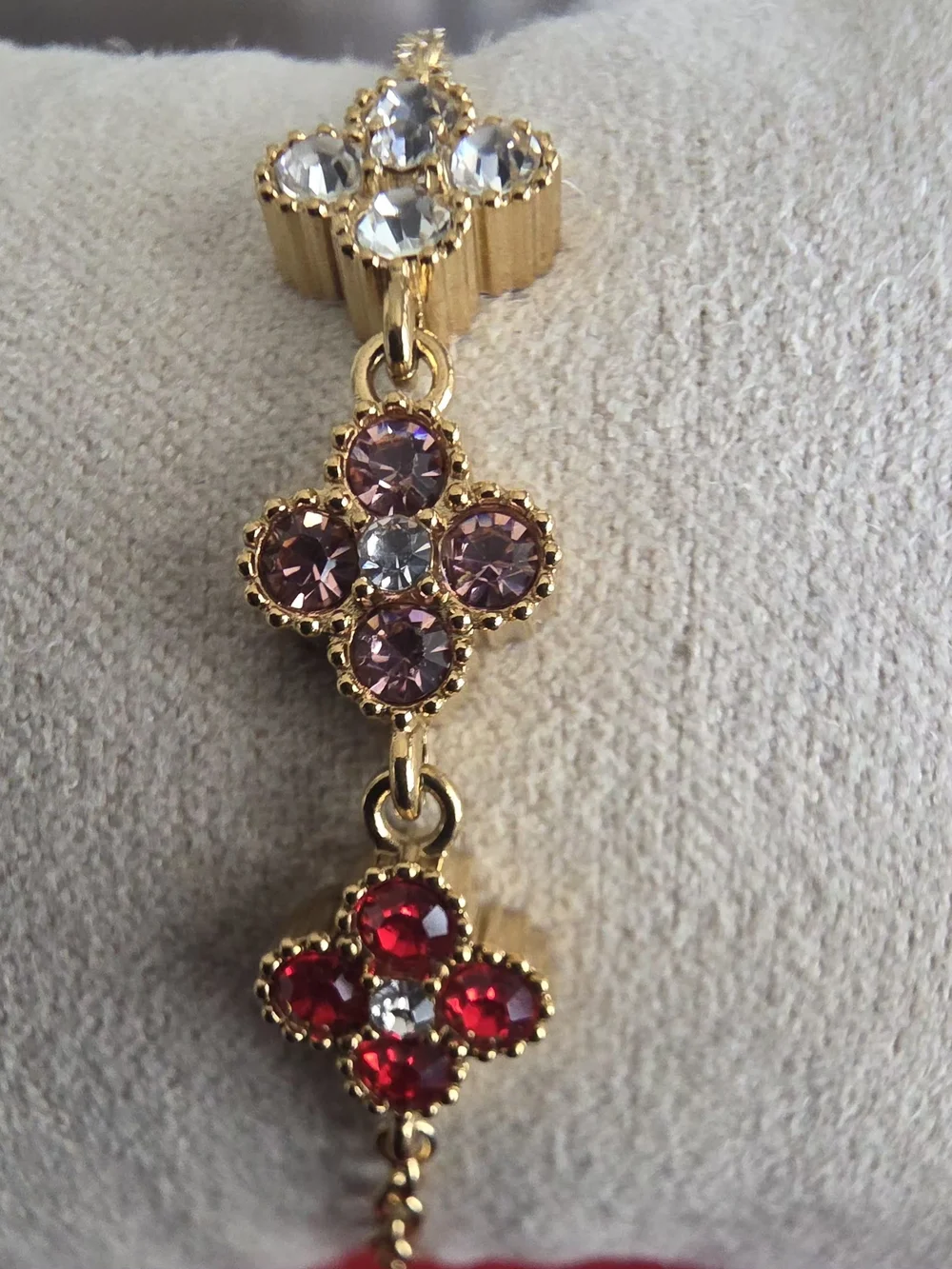18K Gold Plated Stainless Steel Clover Bracelet | Adjustable | Hypoallergenic